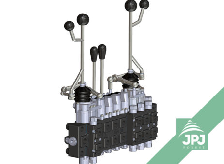 2 – Hebel hydraulische Steuerung XYZ