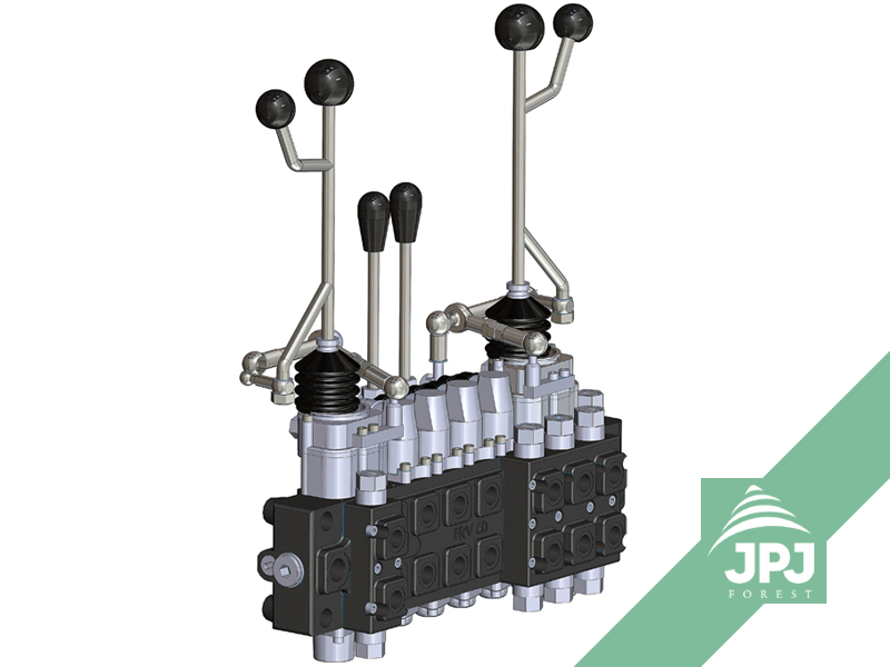 2 – Hebel hydraulische Steuerung XYZ